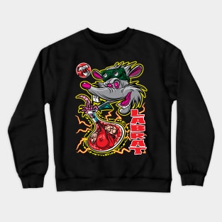 Lab Rat in a Beaker at eShirtLabs Crewneck Sweatshirt